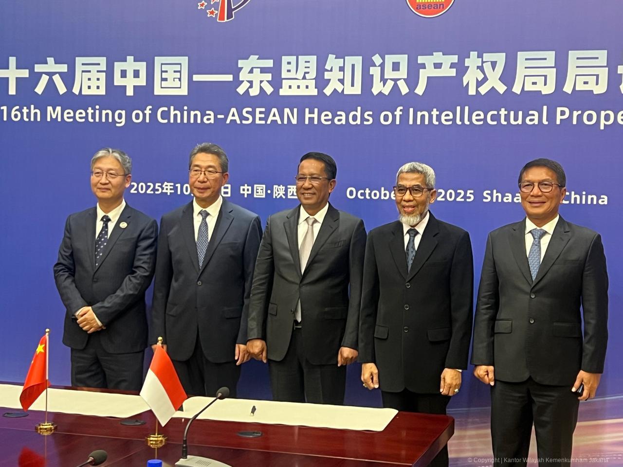 Pertemuan ke-16 China-ASEAN Heads of Intellectual Property Offices di Xi'an