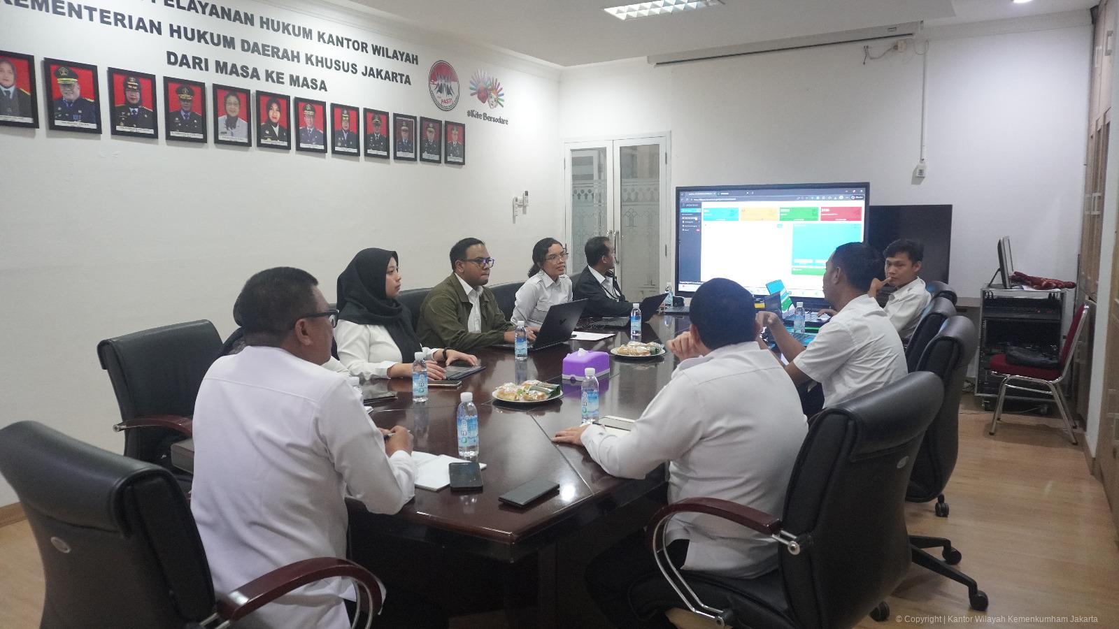 Ditjen AHU Perkuat Koordinasi Layanan Administrasi Jaminan Fidusia Bersama Kanwil Kementerian Hukum DK Jakarta